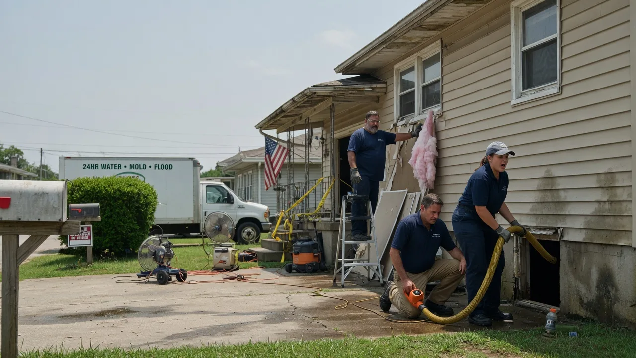 Water Damage Repair in Burdett, KS near me